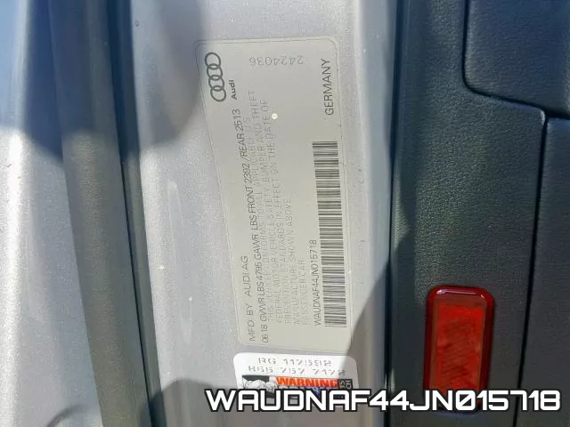 WAUDNAF44JN015718