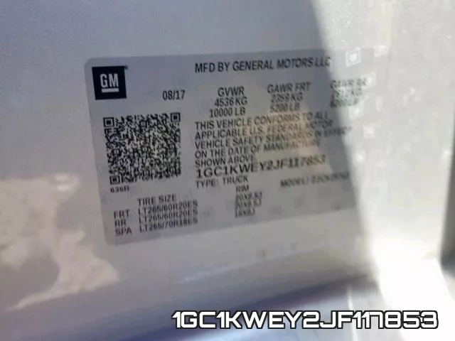 1GC1KWEY2JF117853