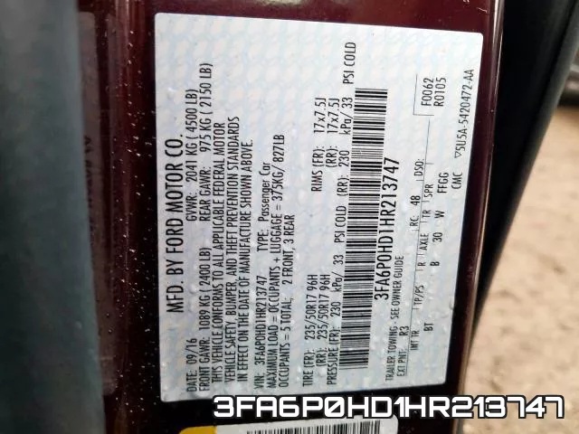 3FA6P0HD1HR213747