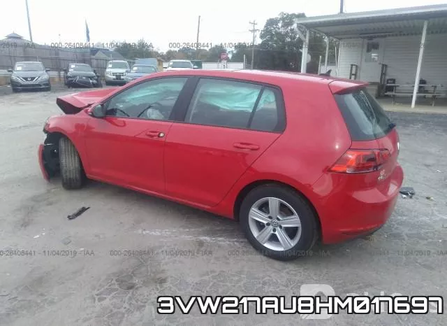 3VW217AU8HM017697