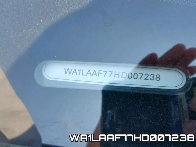 WA1LAAF77HD007238