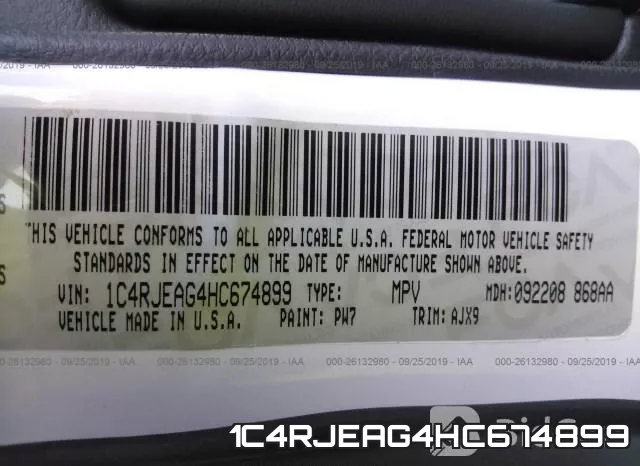 1C4RJEAG4HC674899