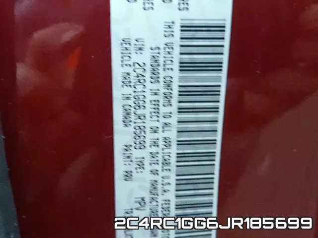2C4RC1GG6JR185699