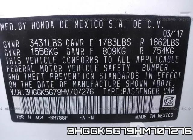3HGGK5G79HM707276