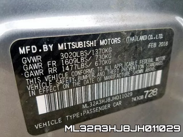 ML32A3HJ8JH011029
