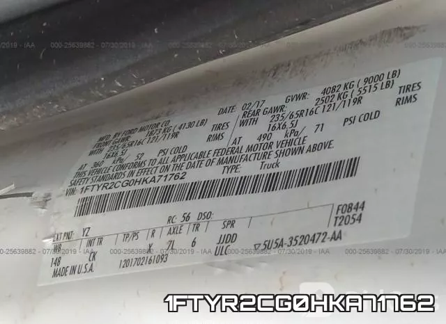 1FTYR2CG0HKA71762