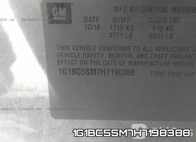 1G1BC5SM7H7198388