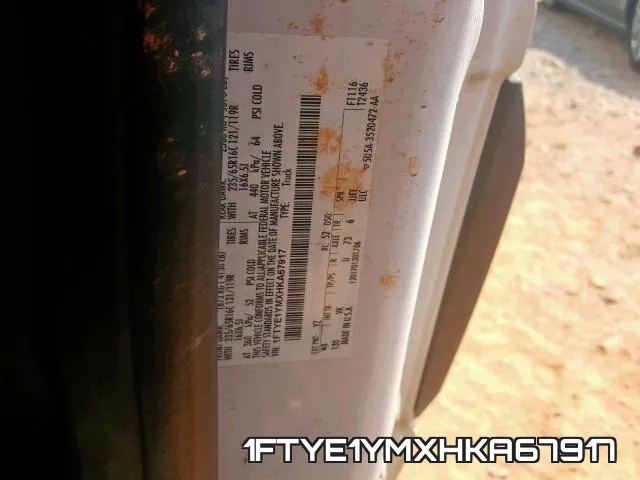 1FTYE1YMXHKA67917