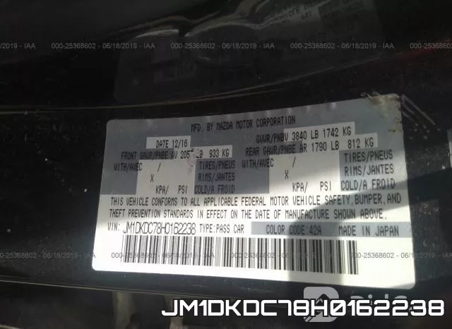 JM1DKDC78H0162238