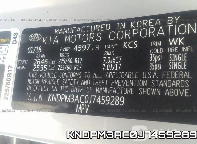 KNDPM3AC0J7459289