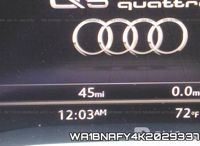 WA1BNAFY4K2029337