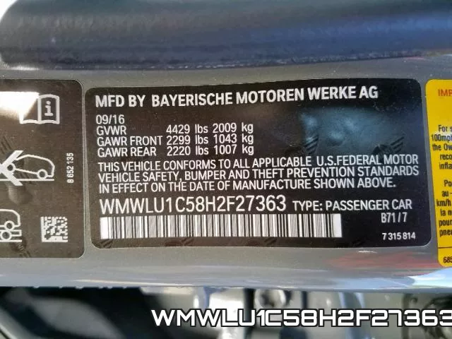 WMWLU1C58H2F27363
