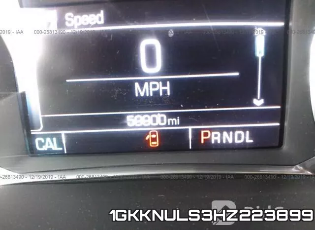 1GKKNULS3HZ223899
