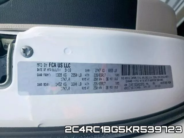 2C4RC1BG5KR539723