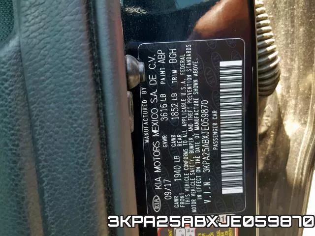 3KPA25ABXJE059870