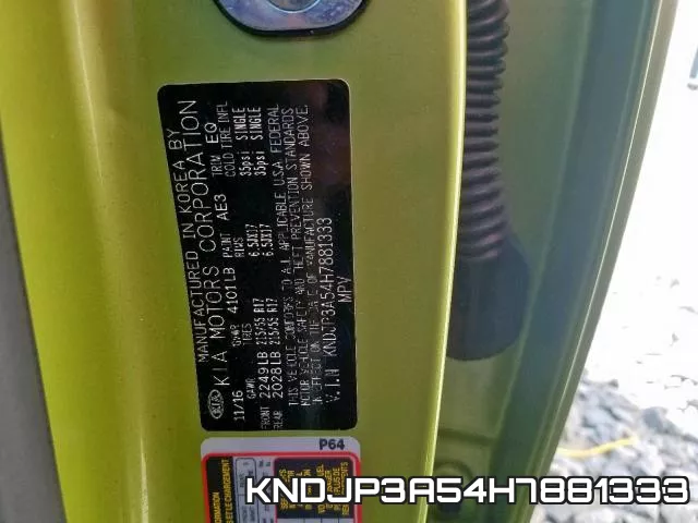 KNDJP3A54H7881333