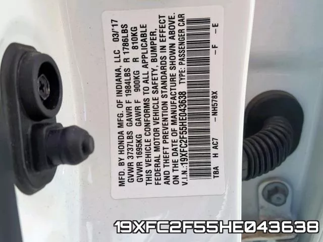 19XFC2F55HE043638