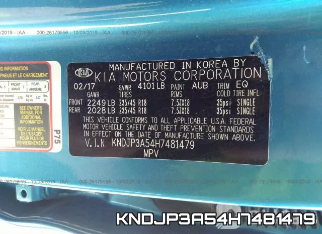 KNDJP3A54H7481479