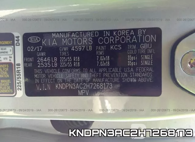 KNDPN3AC2H7268173