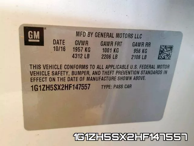 1G1ZH5SX2HF147557