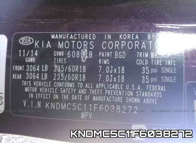 KNDMC5C11F6038272