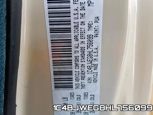 1C4BJWEG8HL756099