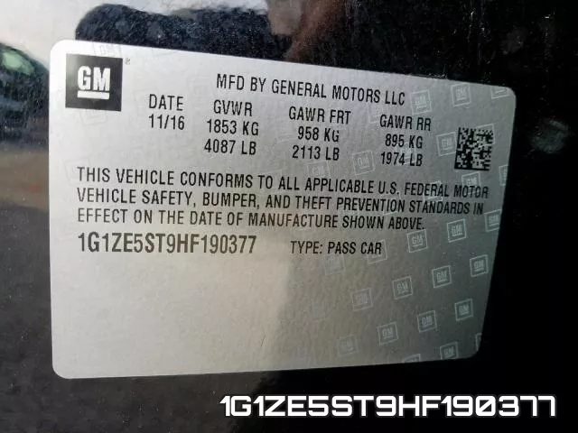 1G1ZE5ST9HF190377