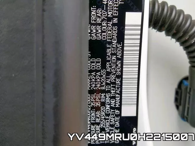 YV449MRU0H2215007
