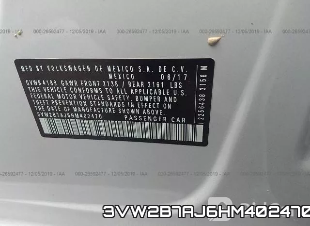 3VW2B7AJ6HM402470