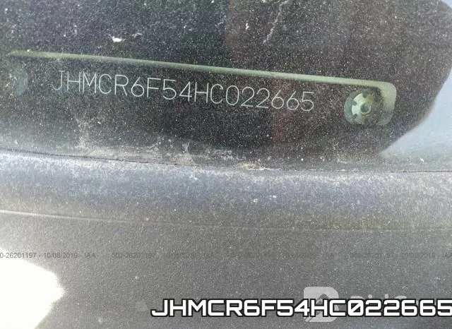 JHMCR6F54HC022665