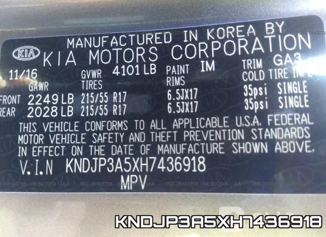 KNDJP3A5XH7436918