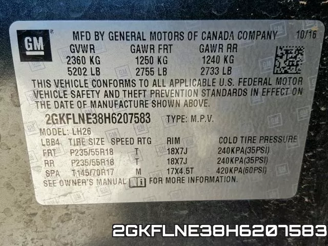 2GKFLNE38H6207583