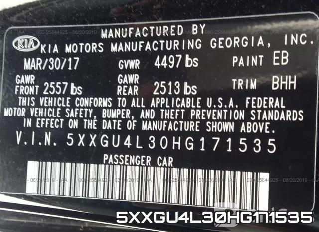 5XXGU4L30HG171535