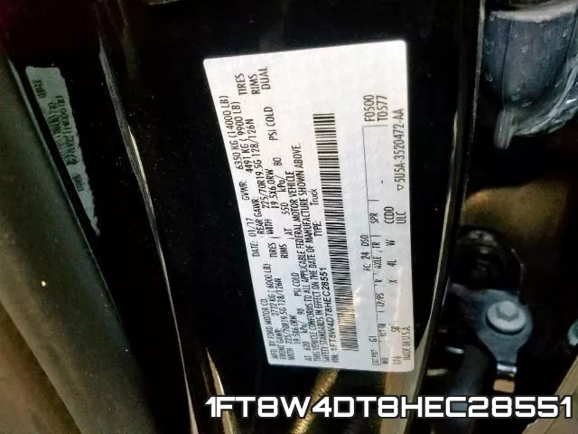 1FT8W4DT8HEC28551
