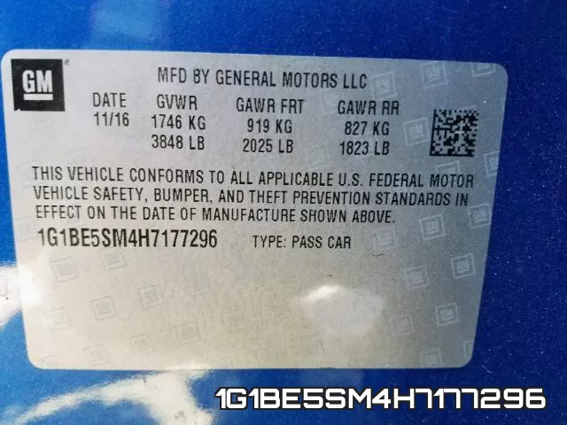 1G1BE5SM4H7177296