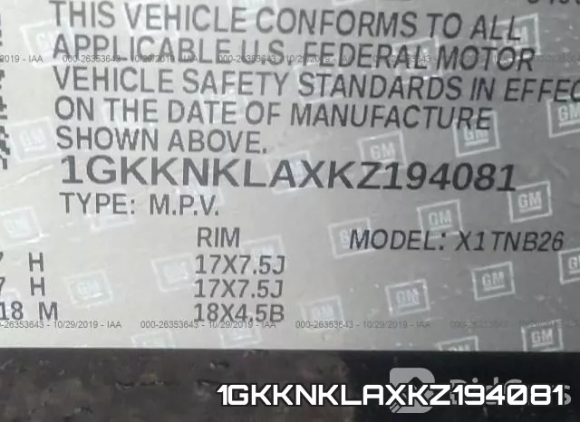 1GKKNKLAXKZ194081