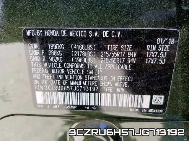 3CZRU6H57JG713192
