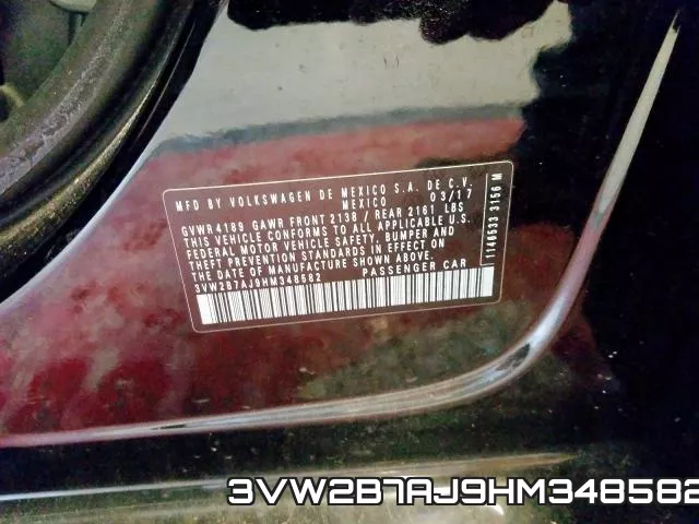 3VW2B7AJ9HM348582