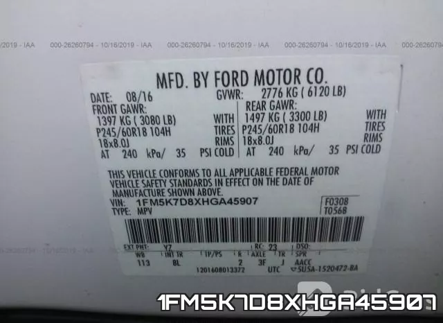 1FM5K7D8XHGA45907