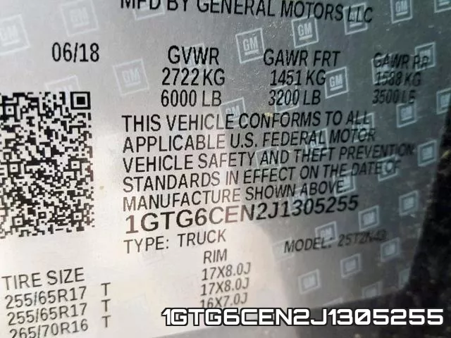 1GTG6CEN2J1305255