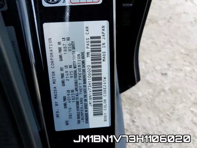 JM1BN1V73H1106020