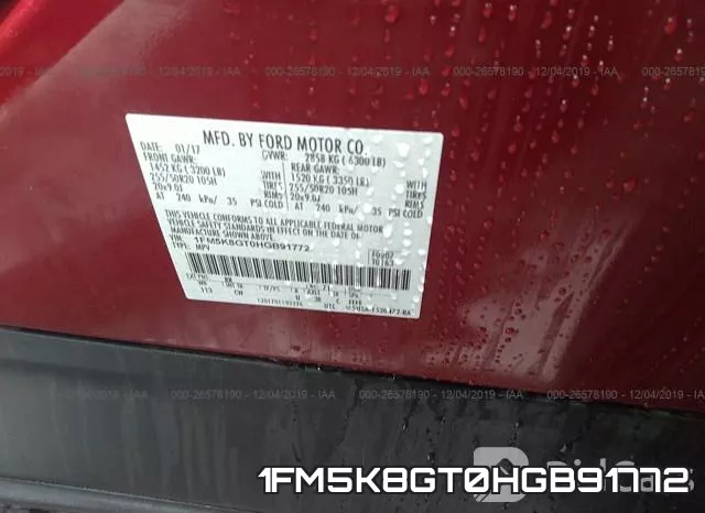 1FM5K8GT0HGB91772