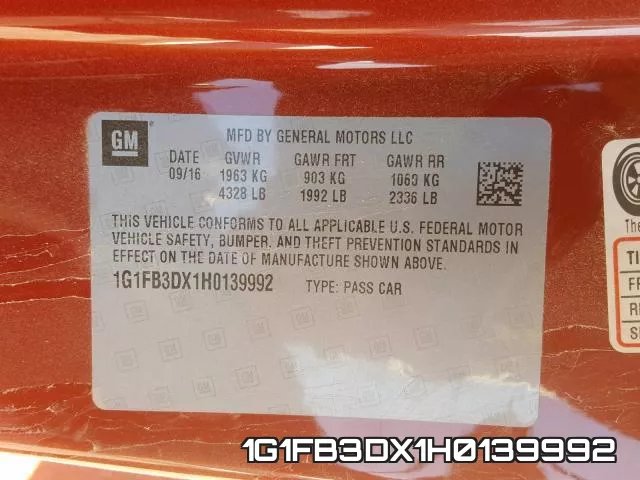 1G1FB3DX1H0139992