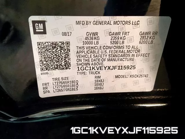 1GC1KVEYXJF115925