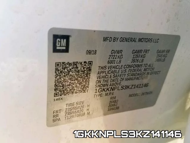 1GKKNPLS3KZ141146