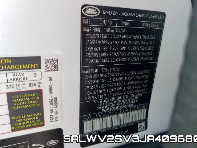SALWV2SV3JA409680