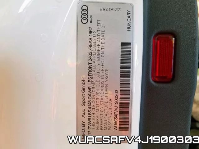 WUACSAFV4J1900303