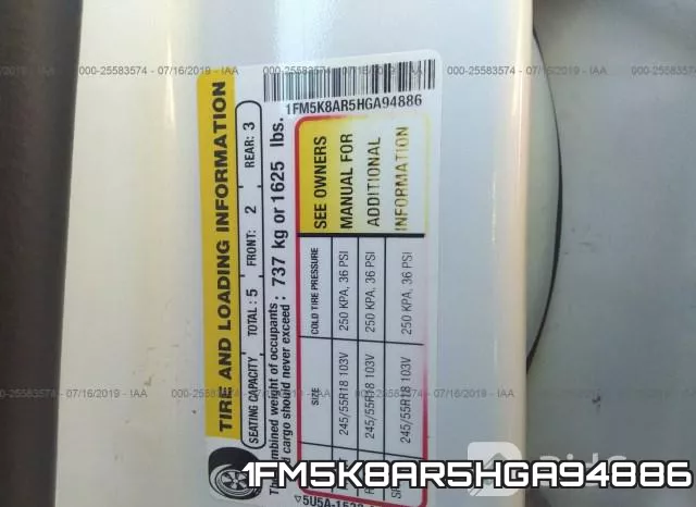 1FM5K8AR5HGA94886