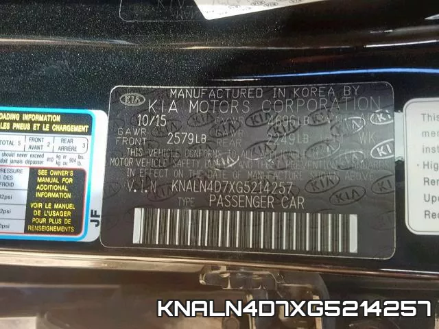KNALN4D7XG5214257