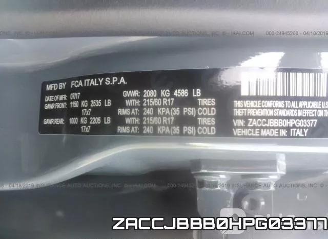 ZACCJBBB0HPG03377